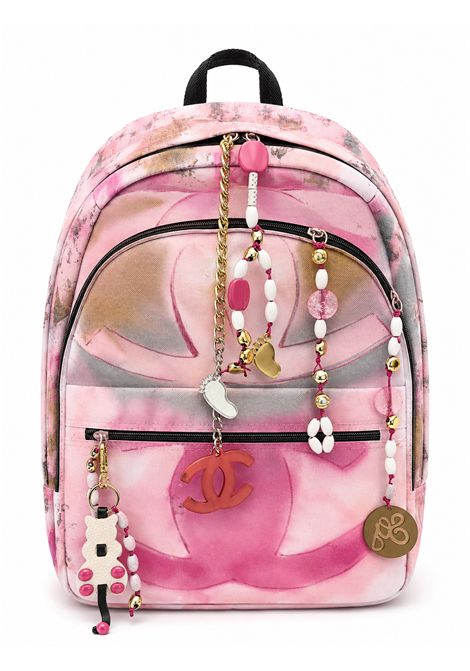Zaino con applicazione SG COSTUMIZED | ZAINO CHARM GATTO PIEDERO